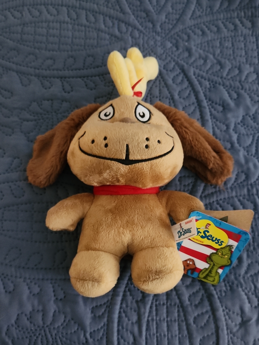 Aurora Dr. Seuss How The Grinch Stole Christmas Max The Dog Plush NWT